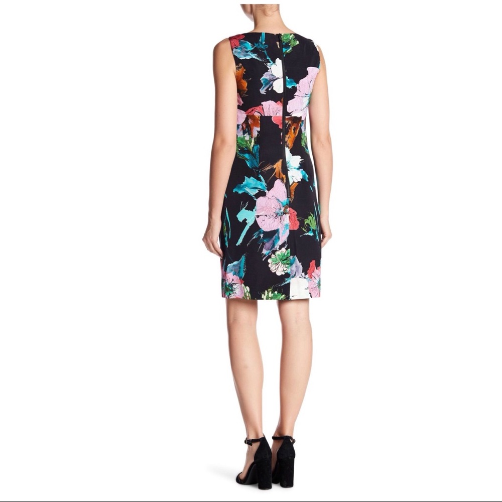 MILLY FLORAL PRINT SHEATH - Picture 3 of 4